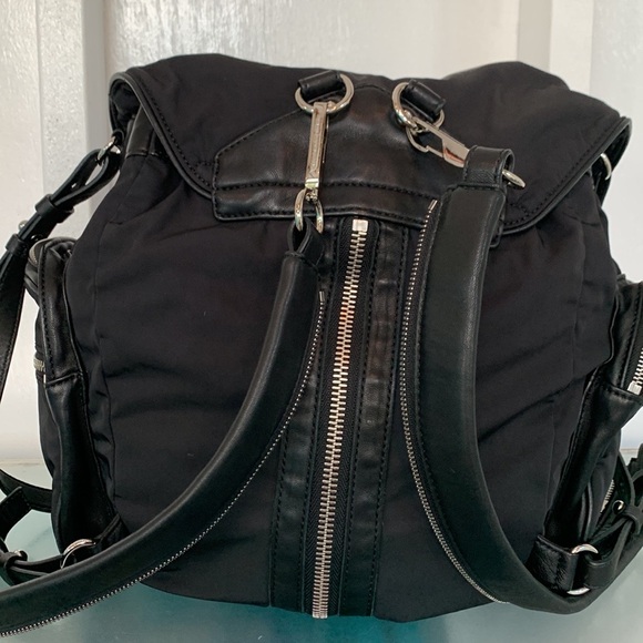 Alexander Wang Marti Lambskin Leather Trimmed & Nylon Backpack EUC - Picture 5 of 17